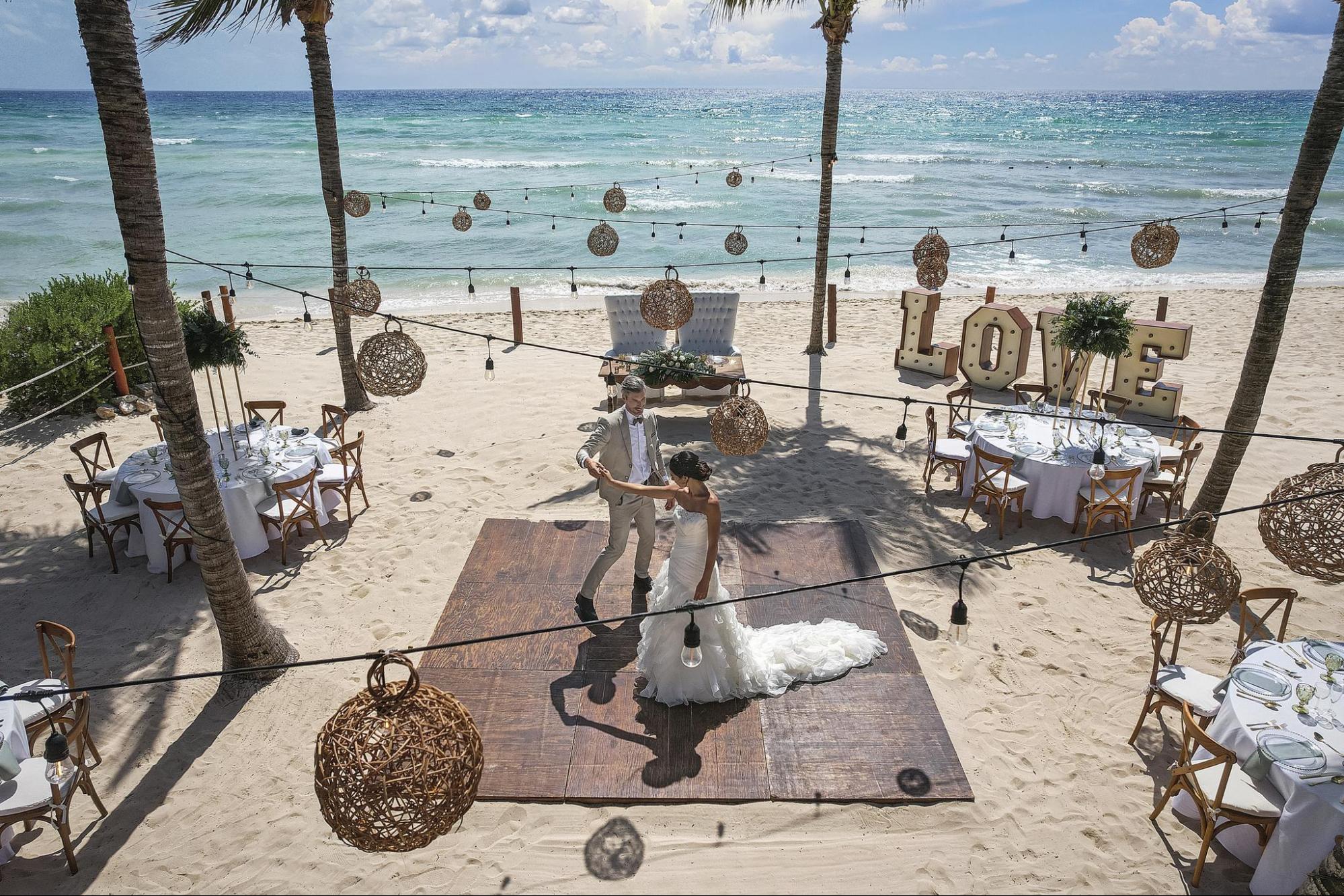 wedding on the beach